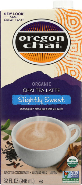 Oregon Chai: Slightly Sweet Original Chai Tea Latte Concentrate, 32 Oz