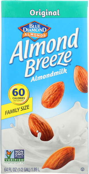 Blue Diamond: Almond Breeze Almond Milk Original, 64 Oz