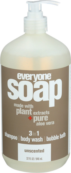 Everyone: Soap Liquid Everyone Unscented, 32 Oz