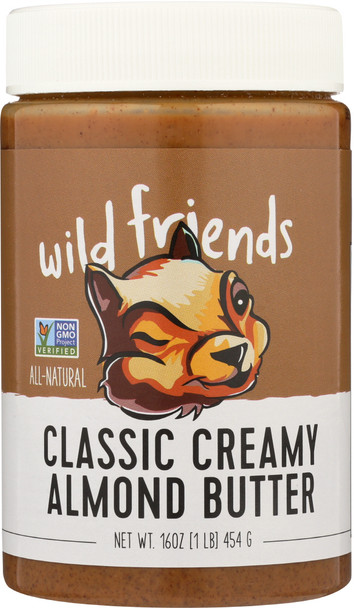 Wild Friends: Almond Butter Classic Creamy, 16 Oz