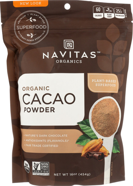 Navitas Organics: Organic Cacao Powder, 16 Oz