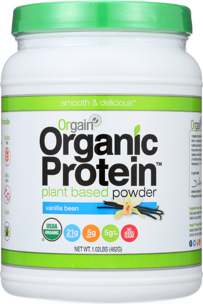 Orgain: Protein Powder Vanilla Bean, 1.02 Lb