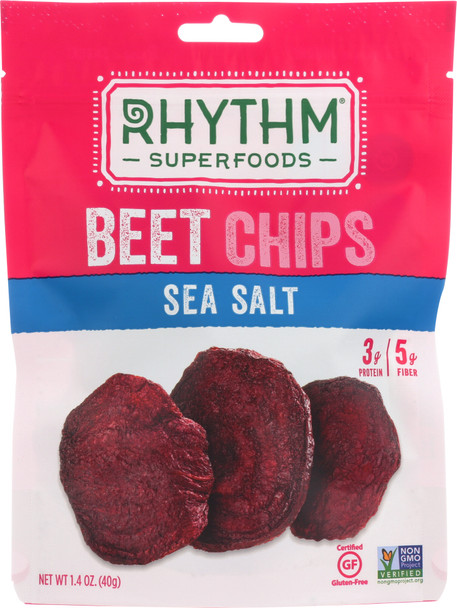 Rhythm Superfoods: Sea Salt Beet Chips, 1.4 Oz