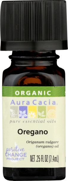 Aura Cacia: Organic Oregano Essential Oil, 0.25 Oz