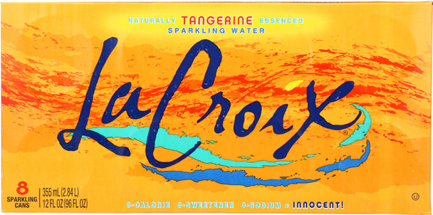 La Croix: Tangerine Sparkling Water, 96 Oz