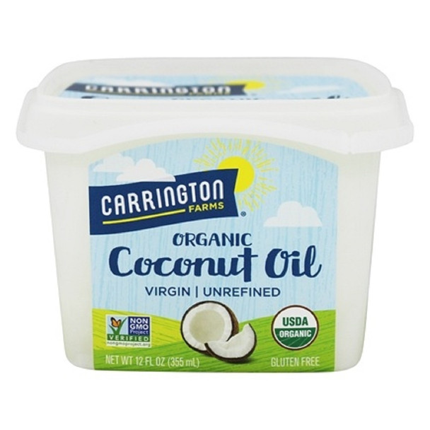 Carrington Farms: Organic Virgin Coconut Oil, 12 Oz