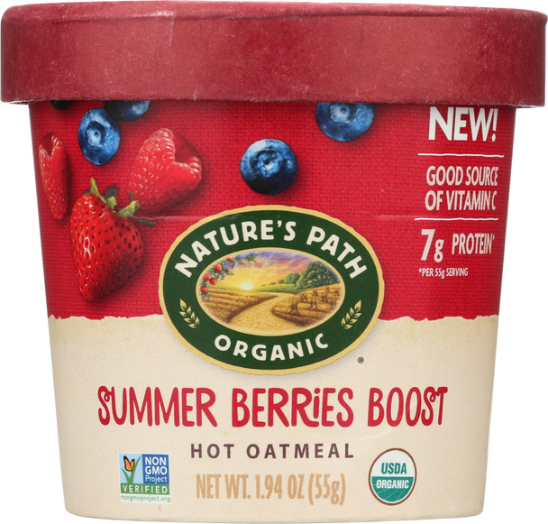 Natures Path: Summer Berries Boost Oatmeal Cup, 1.94 Oz