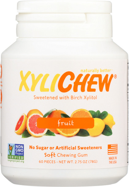 Xylichew: Fruit Gum Sf, 60 Pc