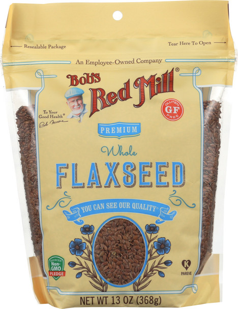 Bobs Red Mill: Premium Whole Flaxseed Brown, 13 Oz