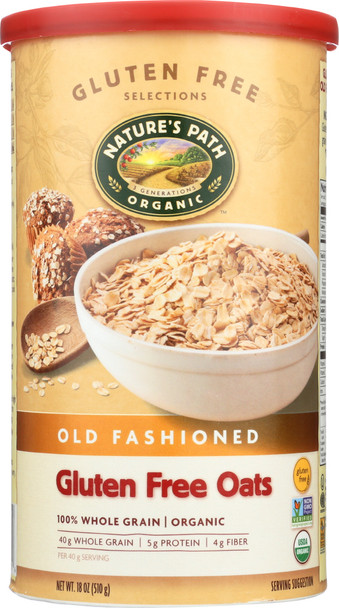 Country Choice: Organic Gluten Free Oats Old Fashioned, 18 Oz