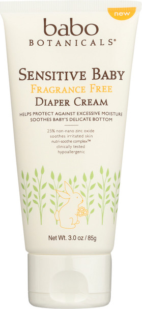 Babo Botanicals: Diaper Cream Zinc, 3 Oz