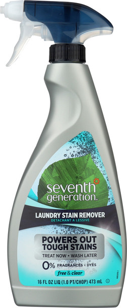 Seventh Generation: Stain Additive Remover Spray, 16 Fo