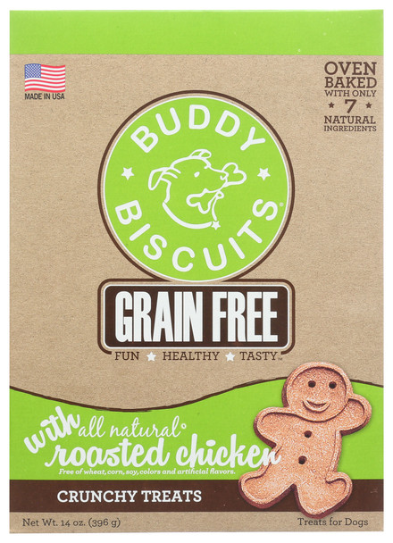 Buddy Biscuits: Treat Baked Dog Roasted Chicken, 14 Oz