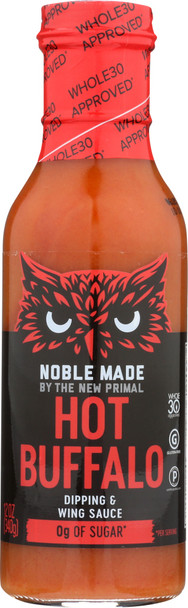 The New Primal: Sauce Buffalo Hot, 12 Oz
