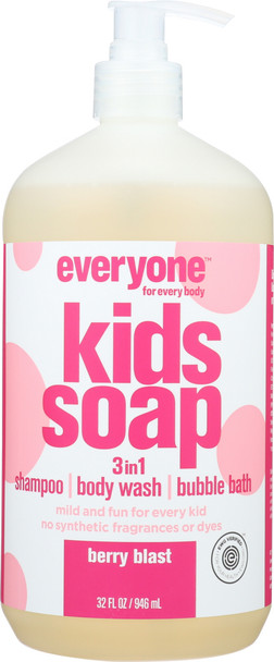 Everyone: Kids 3-in-1 Soap Berry Blast, 32 Oz