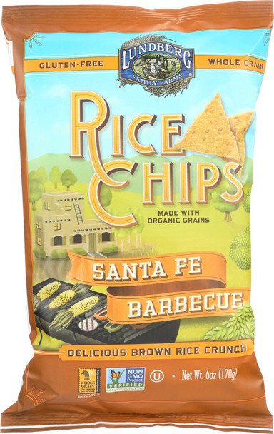 Lundberg: Rice Chips Santa Fe Barbecue, 6 Oz