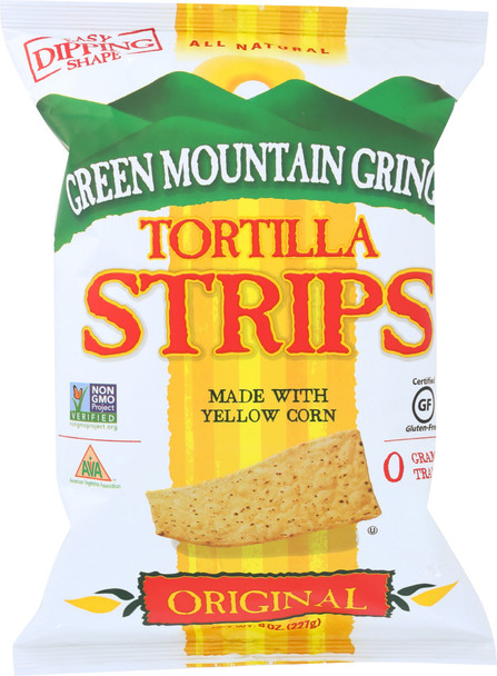 Green Mountain Gringo: Corn Tortilla Strips Original, 8 Oz