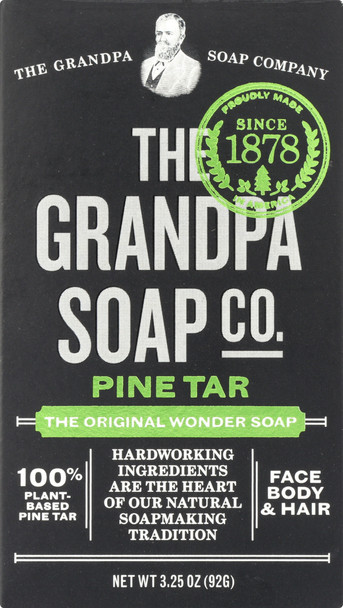 Grandpa's: Wonder Pine Tar Soap, 3.25 Oz