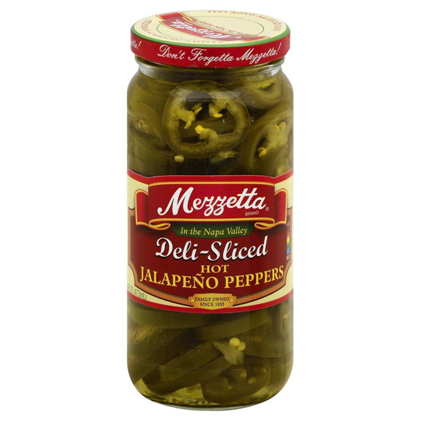 Mezzetta: Deli-sliced Hot Jalapeno Peppers, 16 Oz