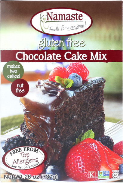 Namaste Foods: Chocolate Cake Mix Gluten Free, 26 Oz