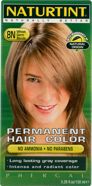 Naturtint: Permanent Hair Color 8n Wheat Germ Blonde, 5.28 Oz
