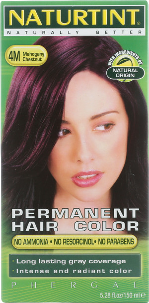 Naturtint: Permanent Hair Colorant 4m Mahogany Chestnut, 5.28 Oz