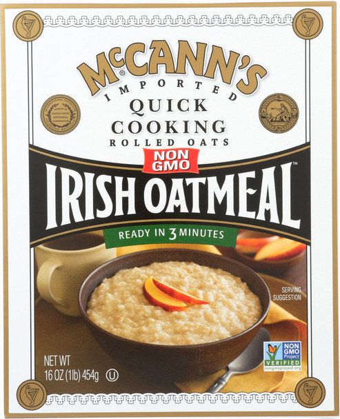 Mccann's: Irish Oatmeal Quick Cooking Rolled Oats, 16 Oz