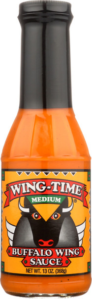 Wing Time: Buffalo Wing Sauce Medium, 13 Oz