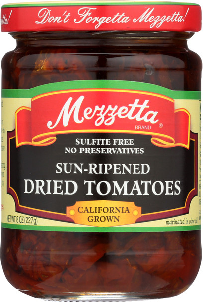 Mezzetta: Sun-ripened Dried Tomatoes In Olive Oil, 8 Oz