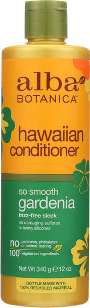 Alba Botanica: Gardenia Hydrating Hair Conditioner, 12 Oz