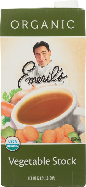 Emeril's: Organic Vegetable Stock, 32 Oz