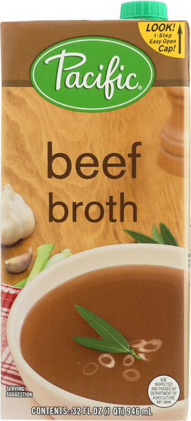 Pacific Foods: Beef Broth, 32 Oz