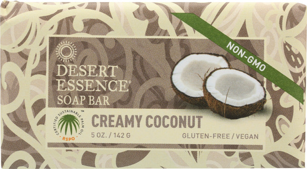 Desert Essence: Soap Bar Creamy Coconut, 5 Oz