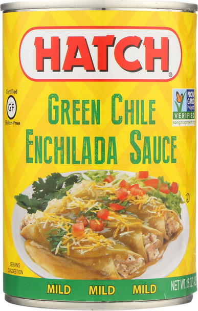 Hatch: Green Chile Enchilada Sauce Mild, 15 Oz