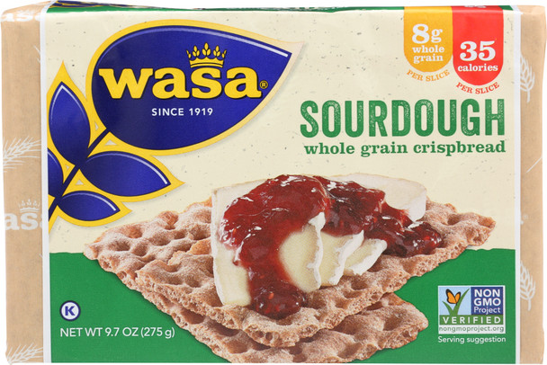 Wasa: Sourdough Crispbread, 9.7 Oz