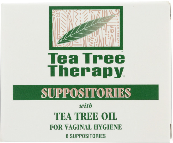 Tea Tree Therapy: Suppositories With Tea Tree Oil For Vaginal Hygiene, 6 Pc