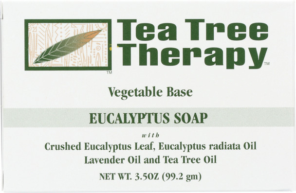 Tea Tree Therapy: Eucalyptus Vegetable Base Soap, 3.5 Oz