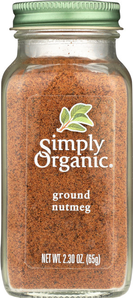 Simply Organic: Ground Nutmeg, 2.30 Oz