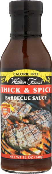 Walden Farms: Calorie Free Barbecue Sauce Thick & Spicy, 12 Oz
