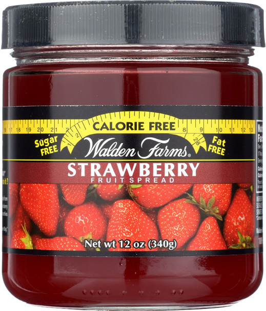 Walden Farms: Calorie Free Fruit Spread Strawberry, 12 Oz