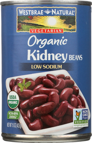 Westbrae Natural: Vegetarian Organic Kidney Beans, 15 Oz