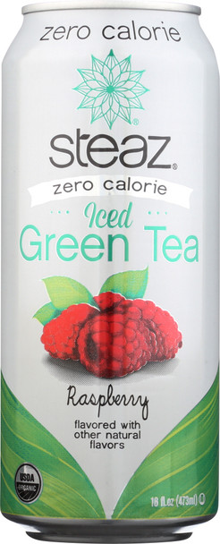 Steaz: Zero Calorie Raspberry, 16 Fo