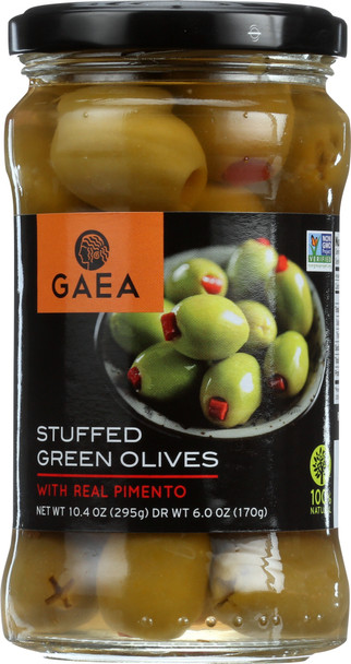 Gaea North America: Stuffed Olives Pimento, 6 Oz