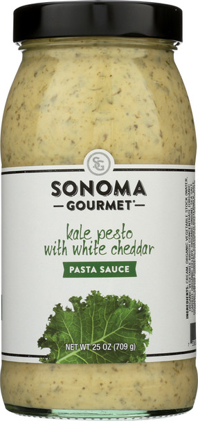 Sonoma Gourmet: Sauce Pasta Kale Pesto White Cheddar, 25 Oz