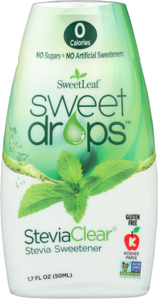 Sweetleaf Stevia: Stevia Clear Sweet Drops, 1.7 Oz