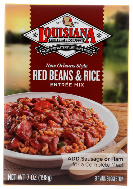 Louisiana Fish Fry: Red Beans & Rice Mix, 7 Oz