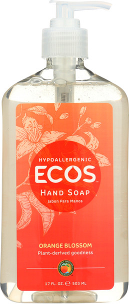 Earth Friendly: Hypoallergenic Hand Soap Orange Blossom, 17 Oz