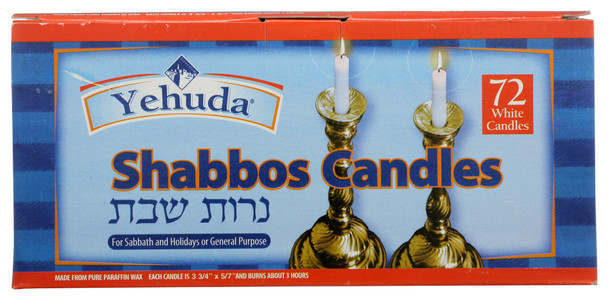 Yehuda: Candle Sabbath, 72 Pc