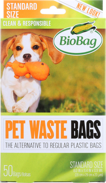 Biobag: Pet Waste Bags, 50 Pc