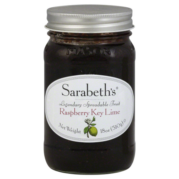 Sarabeths: Fruit Spread Raspberry Key Lime, 18 Oz